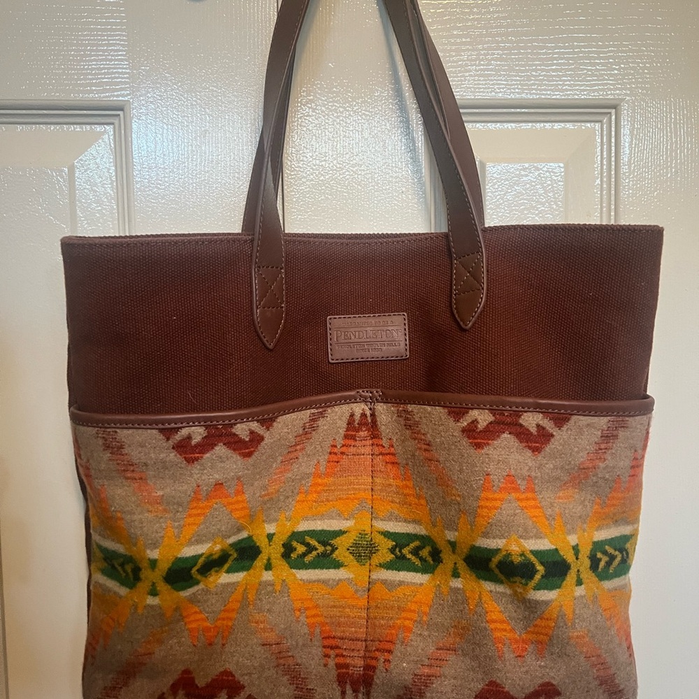 Pendleton Multicolor Patterned Tote - image 1